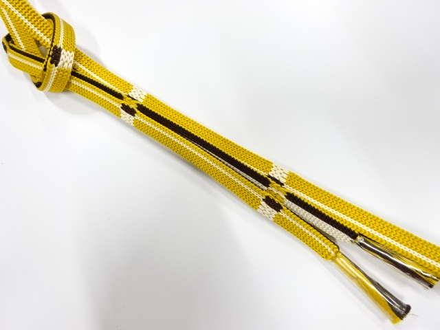 未使用品　正絹　手組帯締め